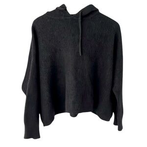 Jenni Kayne Merino Wool Baby Alpaca Hoodie Sz XXL Charcoal